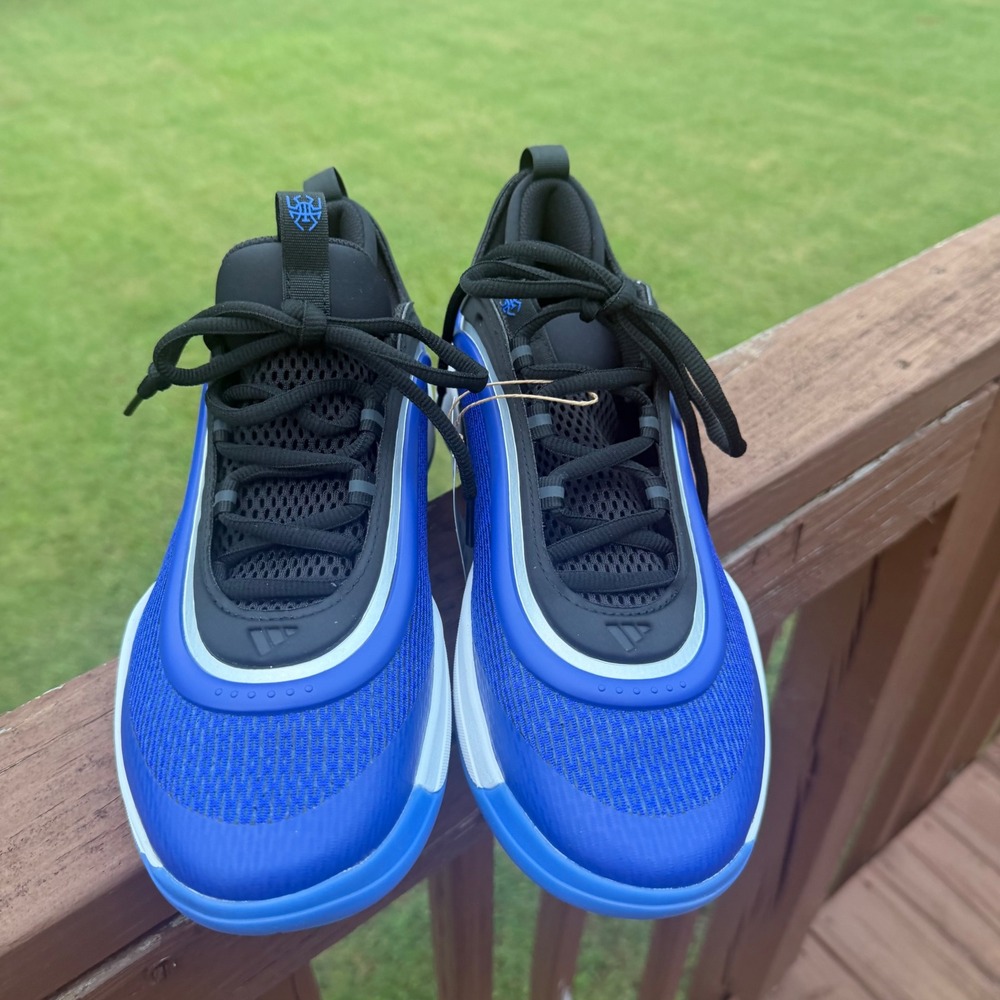 adidas D.O.N. Issue 6 Basketball Shoes Mens 9.5 Blue Blk White Donovan Mitchell